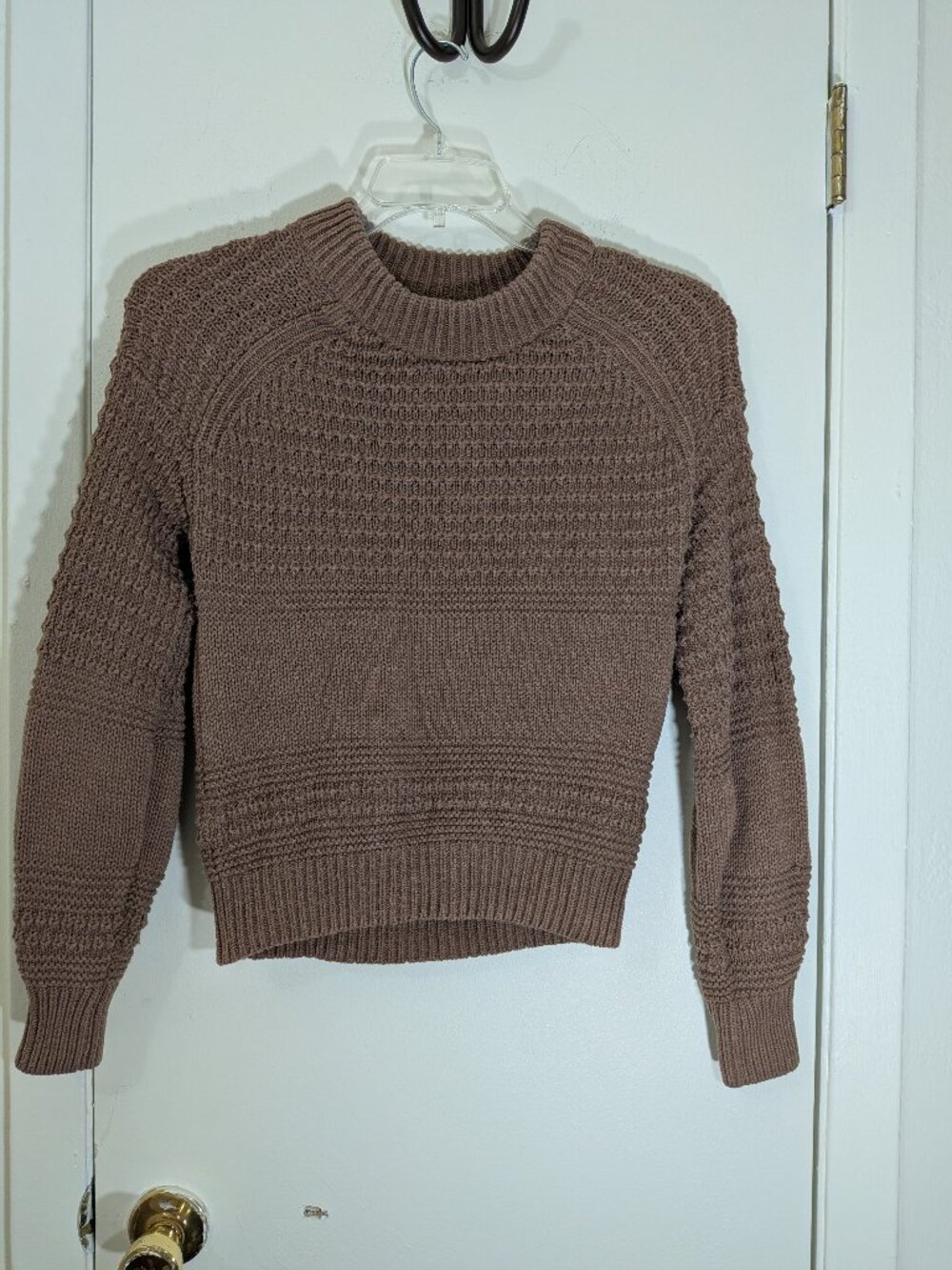 Fishermen knit Brown sweater